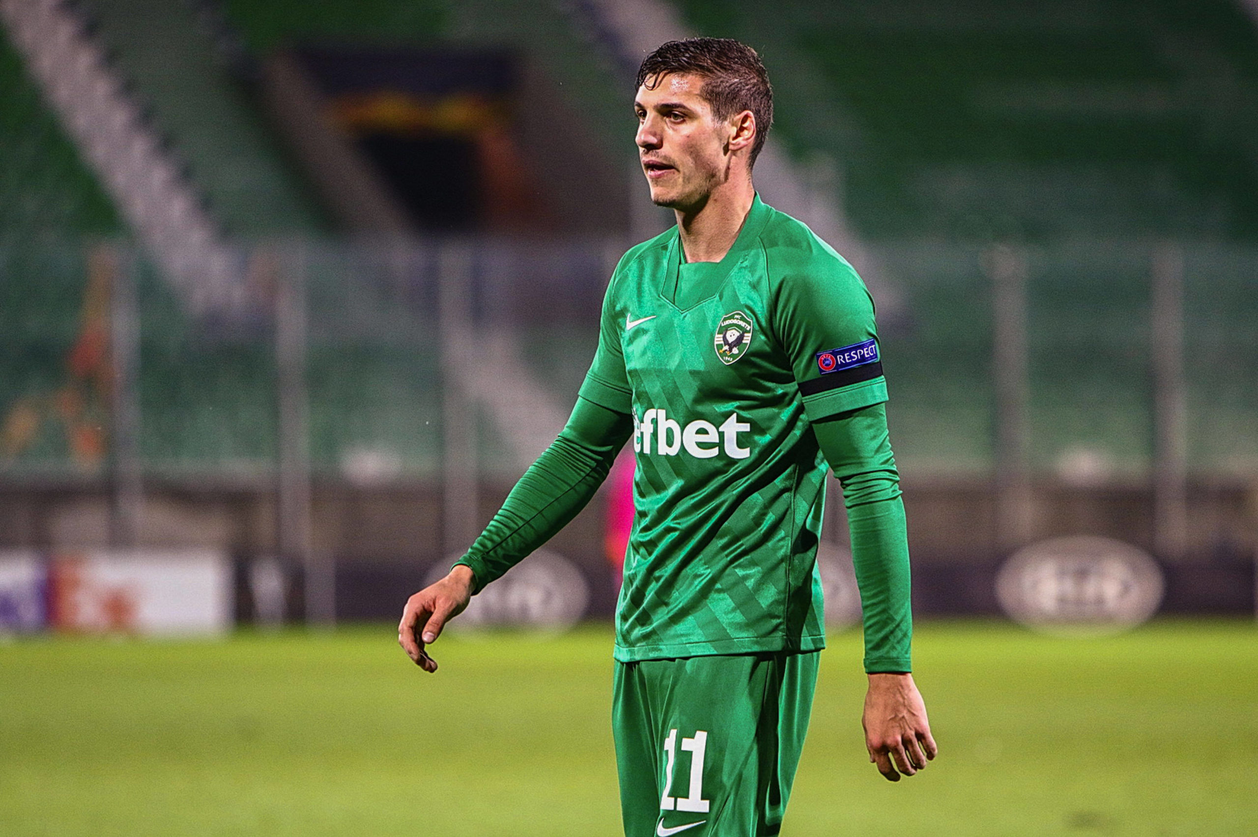 Kiril Despodov - Football - UEFA Europa League - Group J - PFC Ludogorets vs LASK - 10.12.20 - Razgrad - Bulgaria Copyri