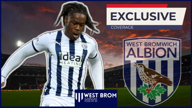West Brom striker Brandon Thomas-Asante