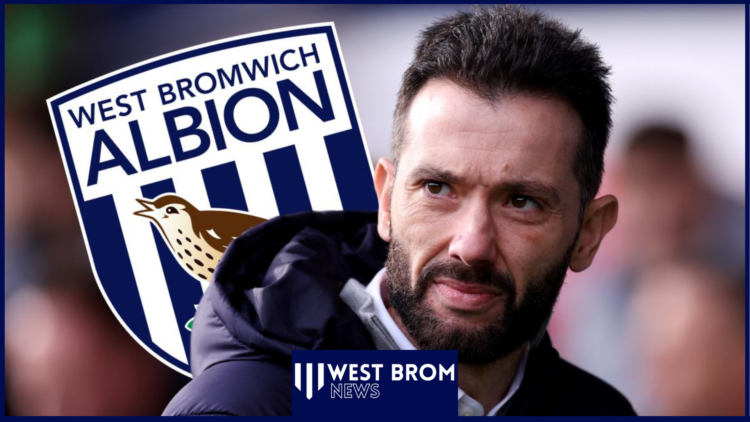 West Brom manager Carlos Corberan