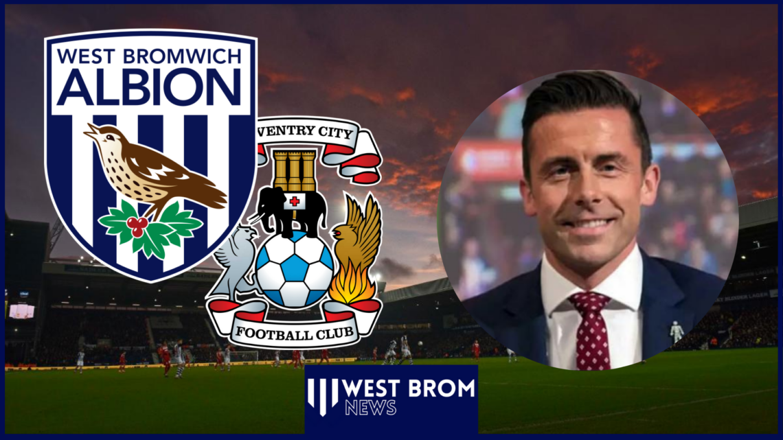 David Prutton with West Brom and Coventry City badges
