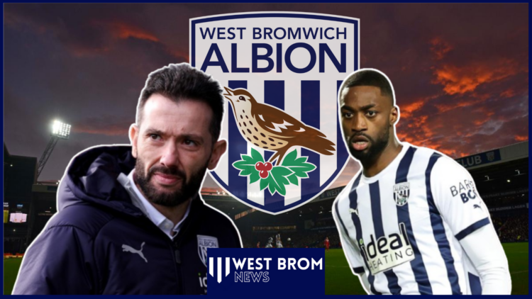 Semi Ajayi and Carlos Corberan at West Brom