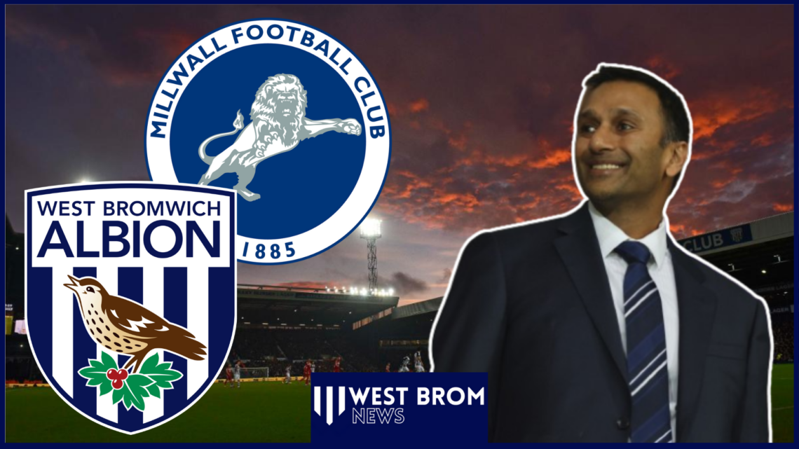 Shilen Patel at West Brom v Millwall