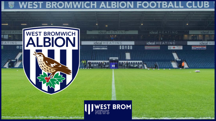 The Hawthorns and West Brom crest