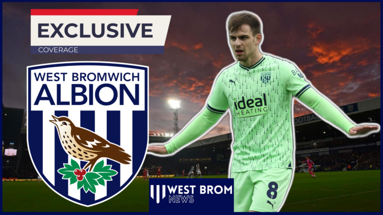 West Brom midfielder Jayson Molumby
