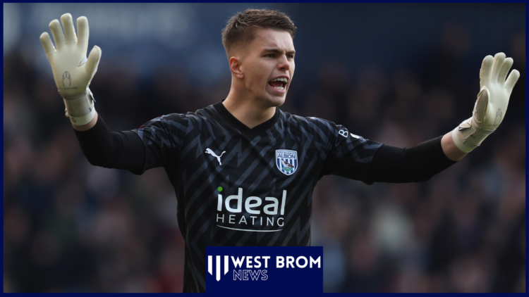West Brom keeper Josh Griffiths