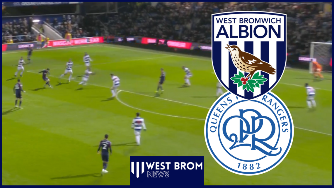 Mikey Johnston on Sky Sports with West Brom and QPR badges