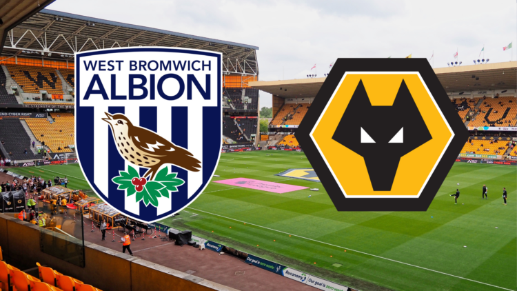 West Brom and Wolves badges over Molineux