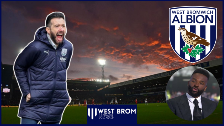 Darren Bent and Carlos Corberan at West Brom