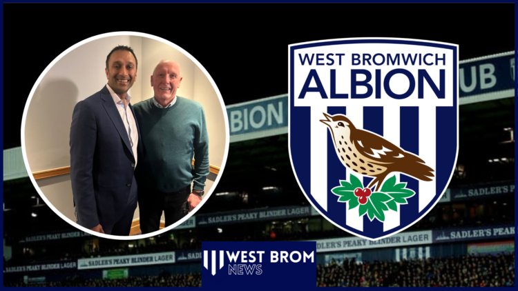 Shilen Patel, Tony Brown, West Brom badge