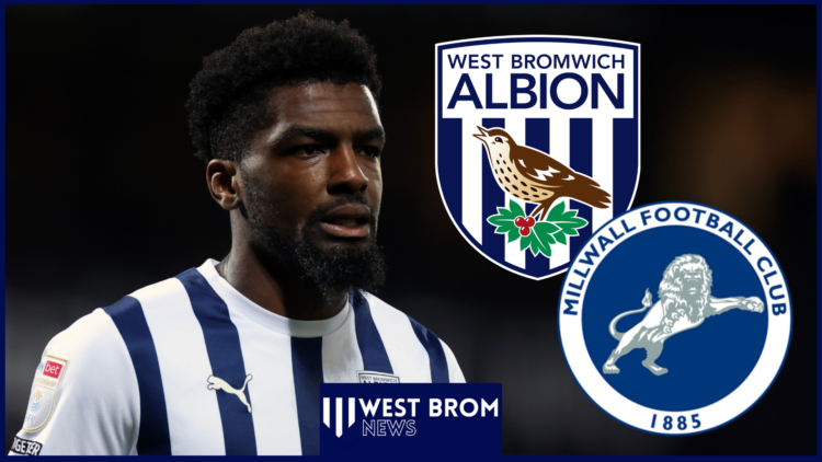 Cedric Kipre plus West Brom and Millwall badges