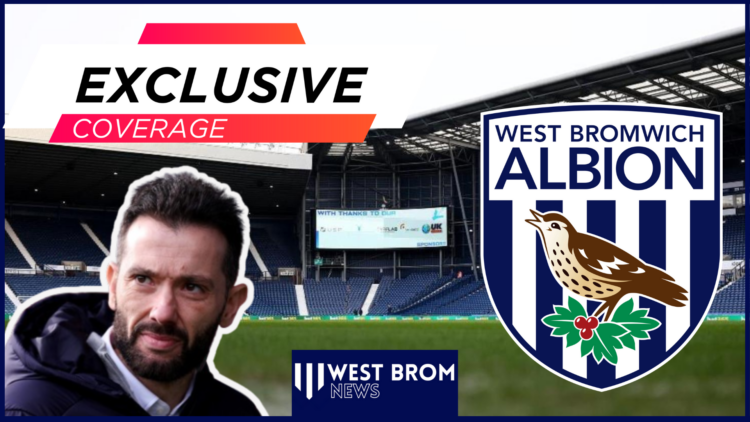 Carlos Corberan, West Brom badge, The Hawthorns