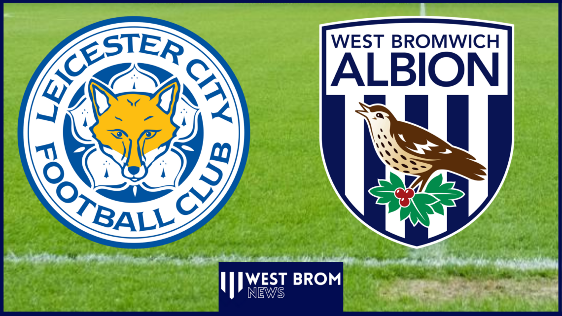 Leicester City badge, West Brom badge