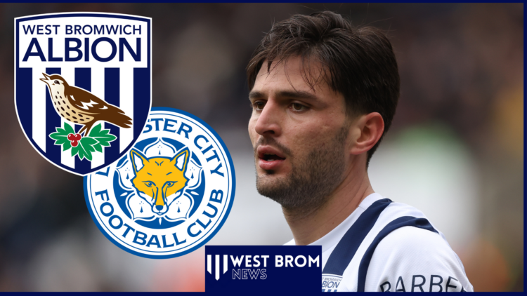 Okay Yokuslu, West Brom badge, Leicester City badge