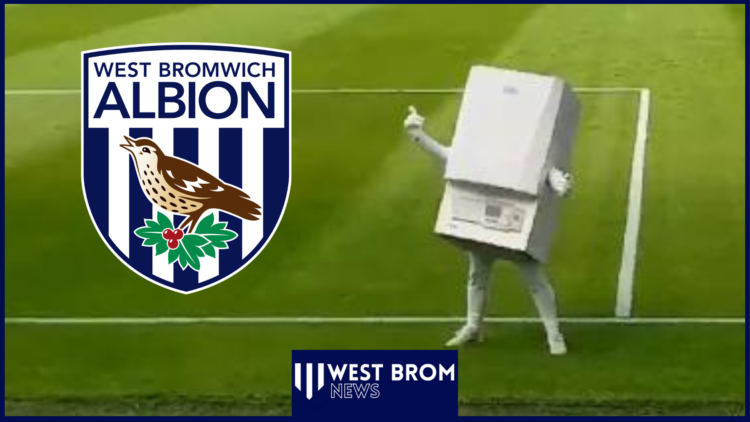 West Brom badge and boiler man