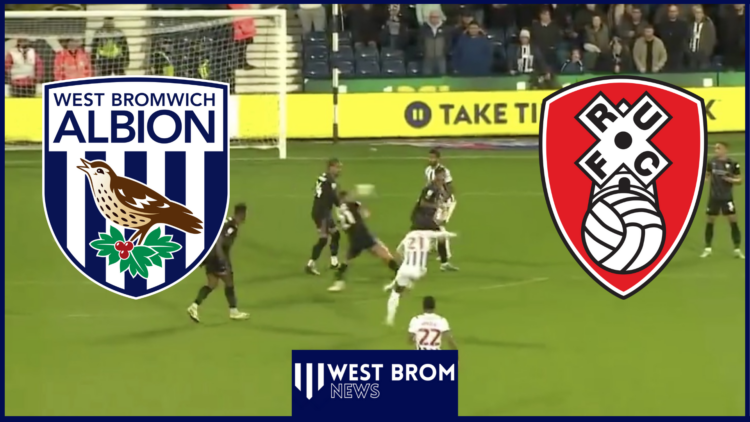 West Brom and Rotherham badges, handball incident