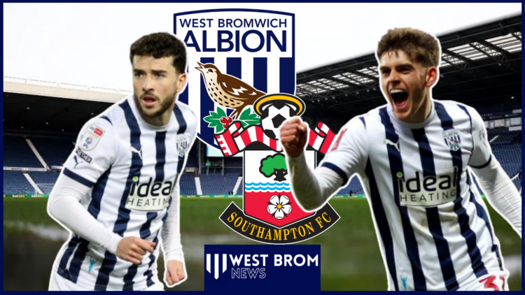 West Brom Southampton Mikey Johnston Tom Fellows