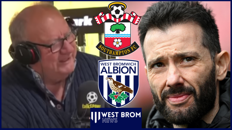 Alan Brazil, Carlos Corberan, West Brom badge, Southampton badge