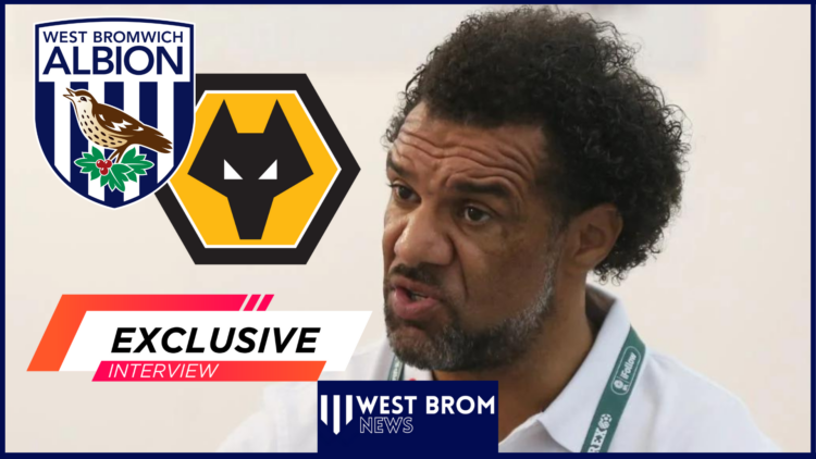 Don Goodman, Wolves badge, West Brom badge