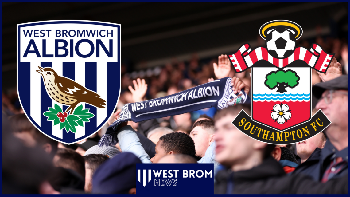 West Brom and Southampton badges.