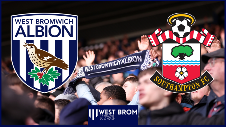 West Brom and Southampton badges.