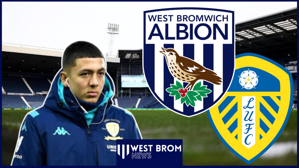 Ian Poveda, West Brom badge, Leeds United badge