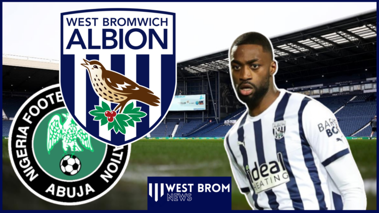 Semi Ajayi, West Brom badge, Nigeria badge