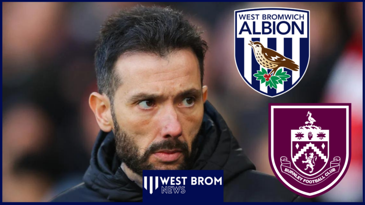 Carlos Corberan, Burnley badge, West Brom badge