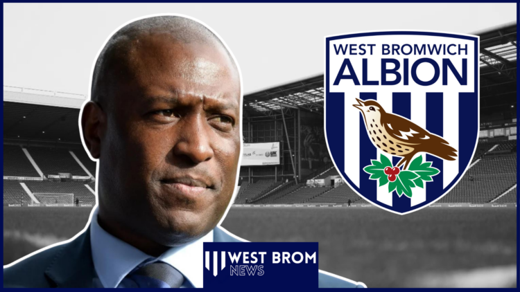 Kevin Cambell and West Brom badge
