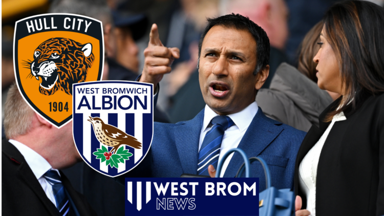 Shilen Patel, West Brom badge, Hull City badge