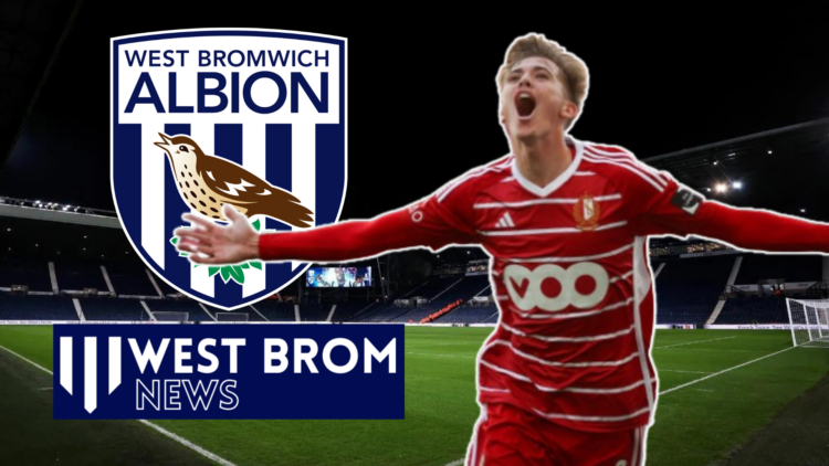 West Brom badge and Standard Liege player Isaac Price