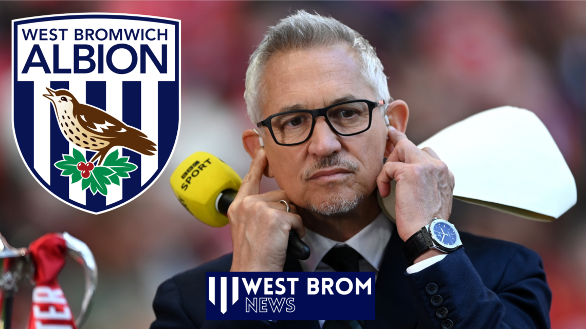 Gary Lineker, West Brom badge
