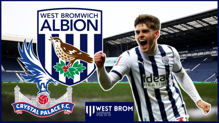 Tom Fellows, West Brom badge, Crystal Palace badge