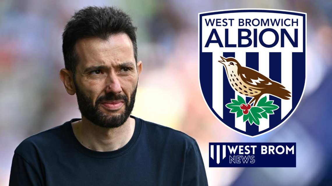 West Brom badge, Carlos Corberan