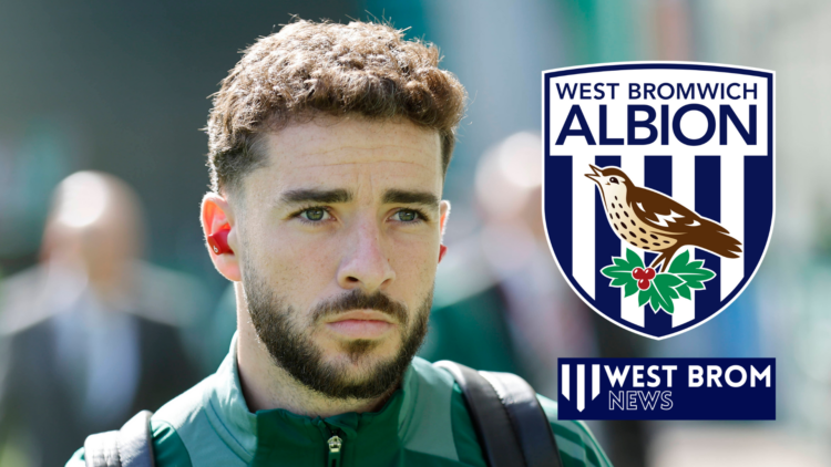 West Brom badge, Mikey Johnston