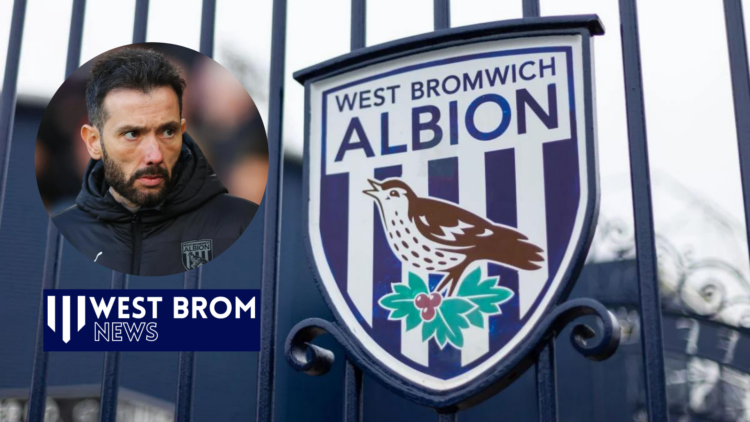 West Brom manager Carlos Corberan, The Hawthorns