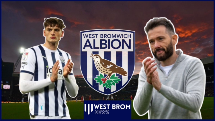 Caleb Taylor, Carlos Corberan, West Brom badge