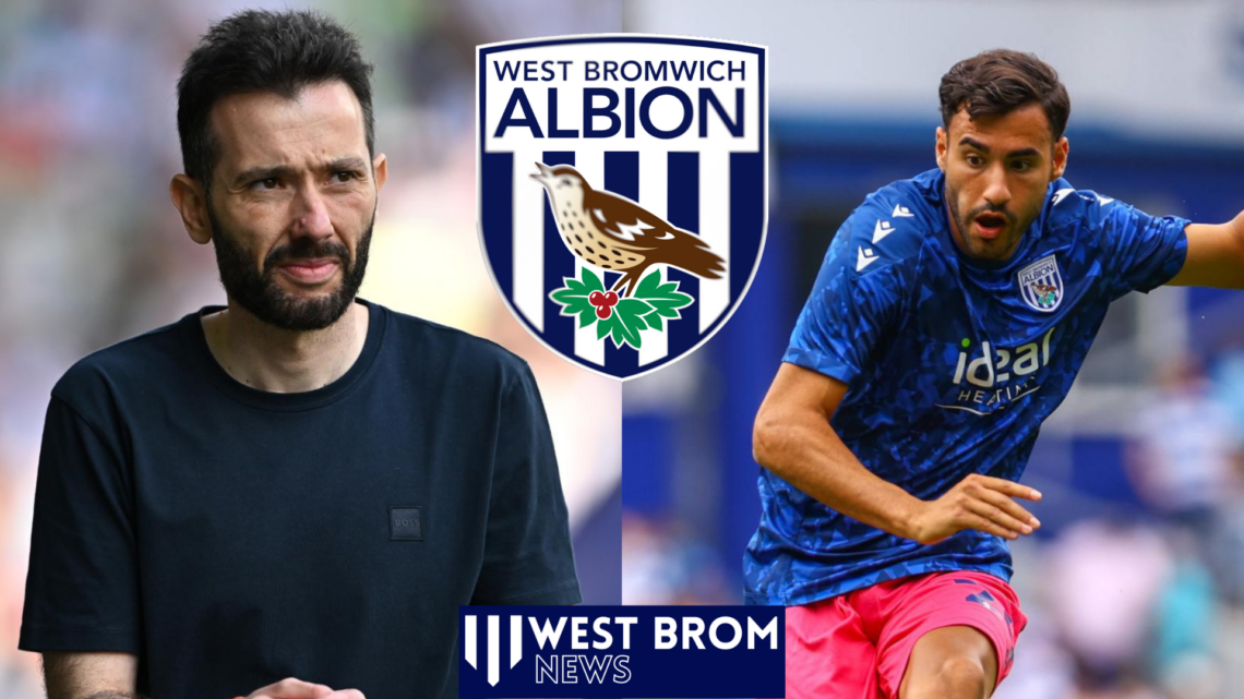 Carlos Corberan, Gianluca Frabotta, West Brom badge
