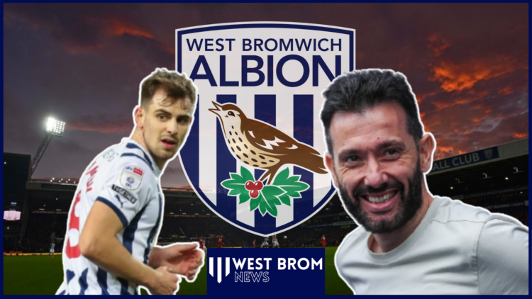 Carlos Corberan, Jayson Molumby, West Brom badge