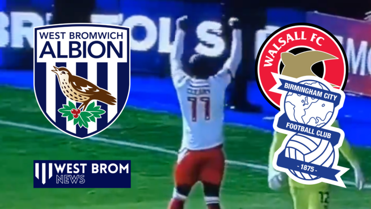 Reyes Cleary West Brom, Walsall badges