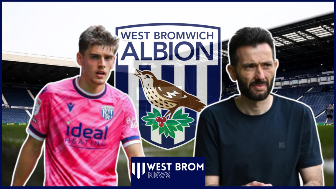 Tom Fellows, Carlos Corberan, West Brom badge