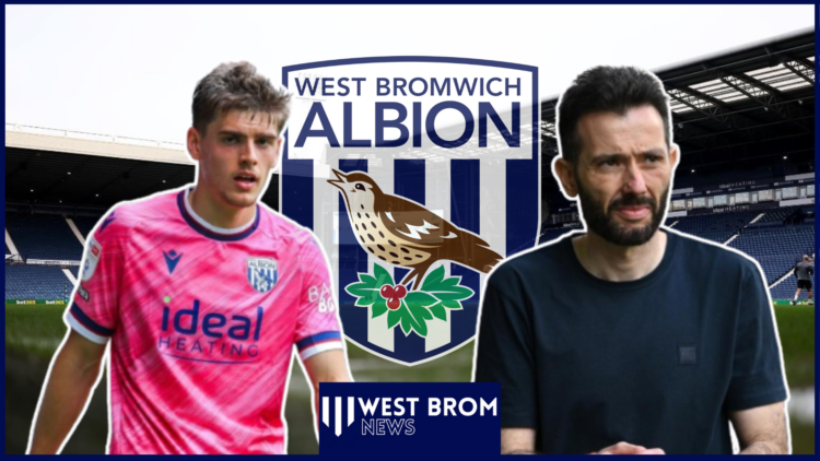 Tom Fellows, Carlos Corberan, West Brom badge