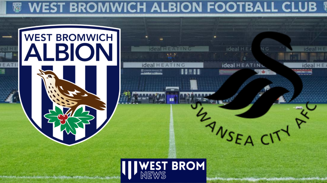 West Brom badge, Swansea City badge, The Hawthorns