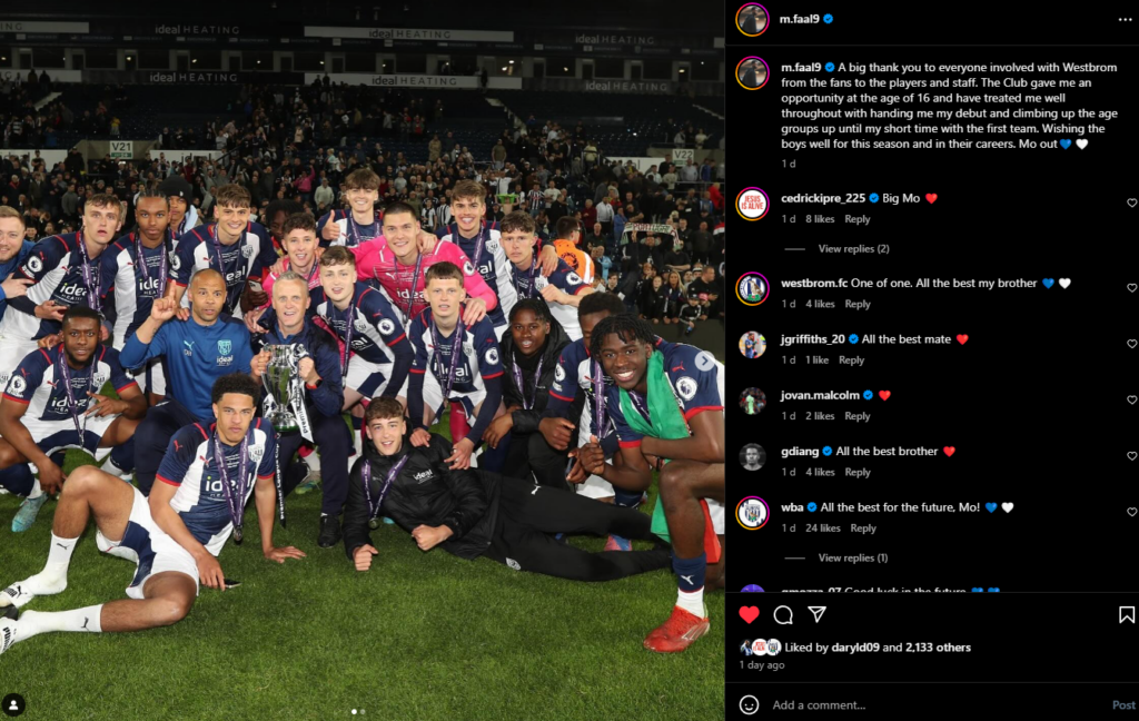 Grady Diangana Mo Faal West Brom