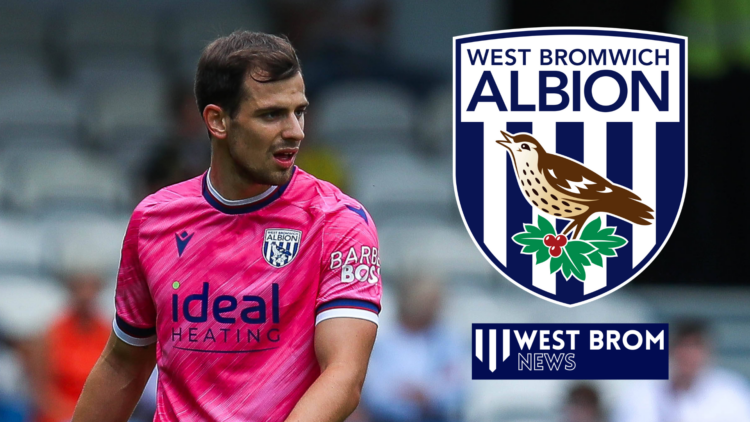 West Brom badge, Jayson Molumby