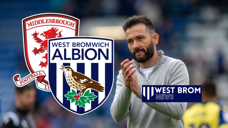 Carlos Corberan West Brom Middlesbrough badges