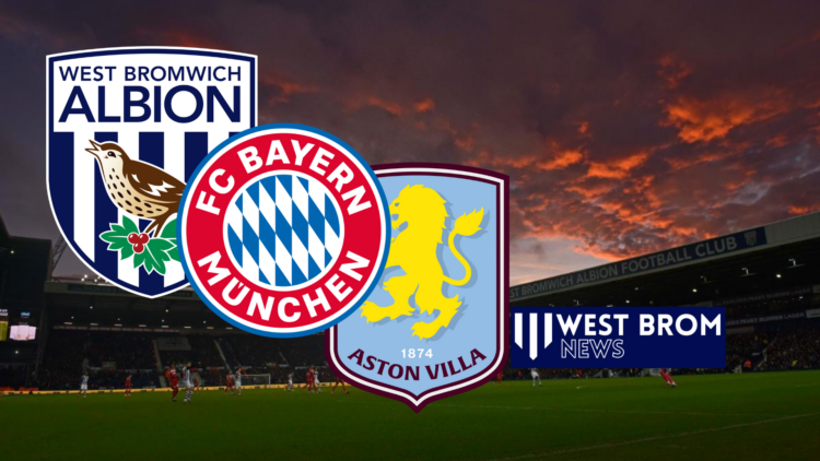West Brom Bayern Munich Aston Villa badges