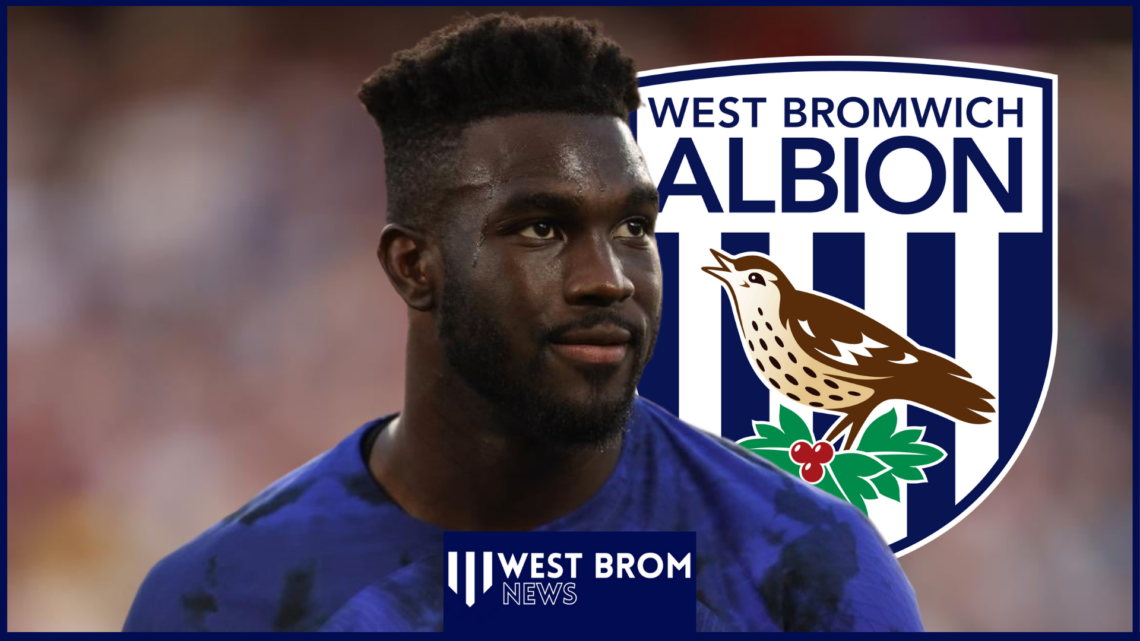 West Brom striker Daryl Dike