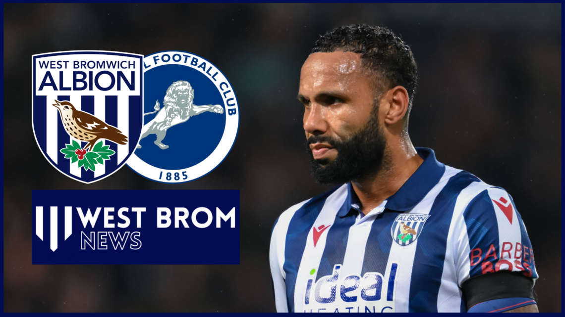 Kyle Bartley, West Brom badge, Millwall badge