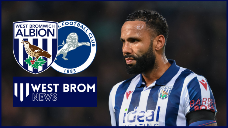 Kyle Bartley, West Brom badge, Millwall badge