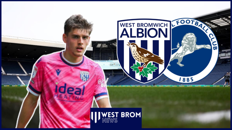 Tom Fellows, West Brom badge, Millwall badge